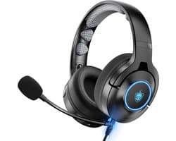 StayPowered Gaming Headset - Meeslepend Geluid & Bluetooth Vrijheid - Multiplatform Compatibiliteit - 3D Stereo Surround - Ruisonderdrukkende Microfoon - Lange Batterijduur (40 Uur) - Plug & Play - Blauw - Levering Sneller dan Aangegeven!