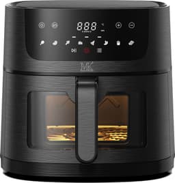 Maison & Kitchen Airfryer - Heteluchtfriteuse - PFAS-vrij - 1800W - 8L Inhoud - 80ºC tot 200ºC - Zwart — thumbnail 1