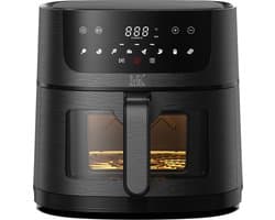 Maison & Kitchen Airfryer - Heteluchtfriteuse - PFAS-vrij - 1800W - 8L Inhoud - 80ºC tot 200ºC - Zwart