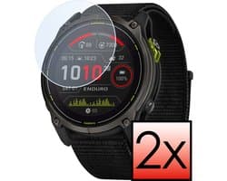 Screenprotector Geschikt voor Garmin Enduro 3 (51 mm) Screenprotector Tempered Glass Gehard Glas - 2 PACK