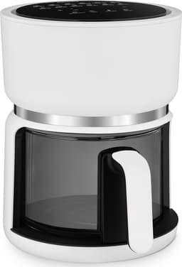 4SWISS ABB-G24 Pure Glass - Airfryer - Heteluchtfriteuse - 1200W - 3L - Touchscreen - Glazen bak - Wit — thumbnail 3