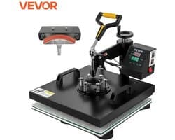 Jurrys hittepersmachine - Warmte - Multifunctioneel - Digitale - Printer - 360 Graden - 2in1