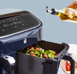 BK Supreme XXXL Airfryer 9L - PFAS vrij - dubbele mand 3L + 6L - met 4-delige grillset — thumbnail 7