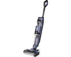 4Swiss Smart stofzuiger VC024, snoerloze stofzuiger met dweilfunctie, nat- en droogzuiger met dubbele tank, zelfreinigende functie, LED-display