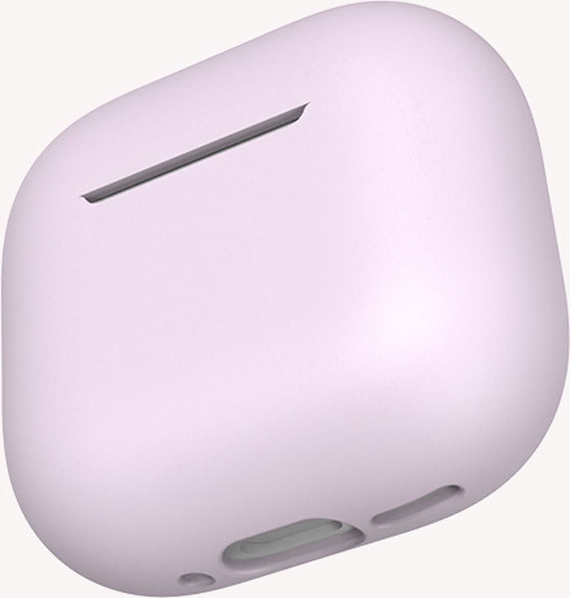 Hoesje in het Paars geschikt voor Apple AirPods 4 - TCH - Beschermhoes - Siliconen - Case - Soft case — afbeelding 1