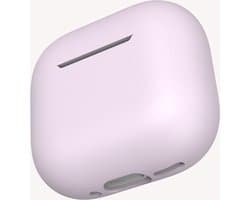 Hoesje in het Paars geschikt voor Apple AirPods 4 - TCH - Beschermhoes - Siliconen - Case - Soft case