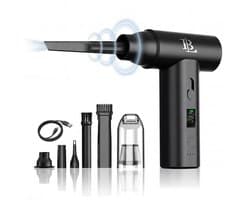 Air Duster 110K RPM - Accu tot 120 min - Oplaadbaar & Draadloos - Perslucht - Luchtblazer - Stofblazer - Compressed Air - Stofreiniger - Blissify