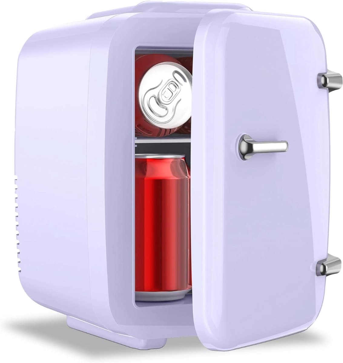 DnA® Mini vriezer - Diepvries - Mini Koelkasten - 4L Mini Fridge - Paars - 28cm x 20cm x 29cm — afbeelding 1