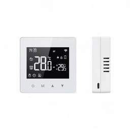 Zigbee Wifi Thermostaat | Opbouw | Touchscreen bediening | Aan uit CV | Tuya Smart Life | Open raam detectie | Wit — thumbnail 5