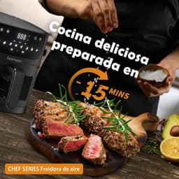 Grote Heteluchtfriteuse 6L met Digitale Touchscreen en 8 Programma's — thumbnail 3
