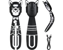 Draagbare LED-leeslamp met flexibele arm en clip – 3 kleurtemperaturen, 5 helderheidsniveaus, Type-C oplaadbaar, lichtgewicht voor boeken, kantoor en reizen