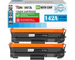 2x Zwarte Tonercartridges met Chip voor M110 M139 M140 Serie Printers - Standaard Capaciteit