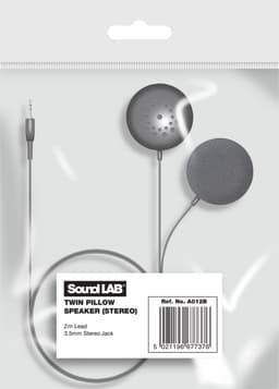 SoundLAB Low Profile Stereo Kussenluidspreker met 3.5mm Jack Plug voor Telefoon/MP3 speler — thumbnail 4