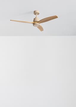 CREATE - Stille plafondventilator van 40 W met technische ABS-bladen, verkrijgbaar in verschillende maten - M - Met licht - Afstandsbediening - WIND STYLANCE — thumbnail 2