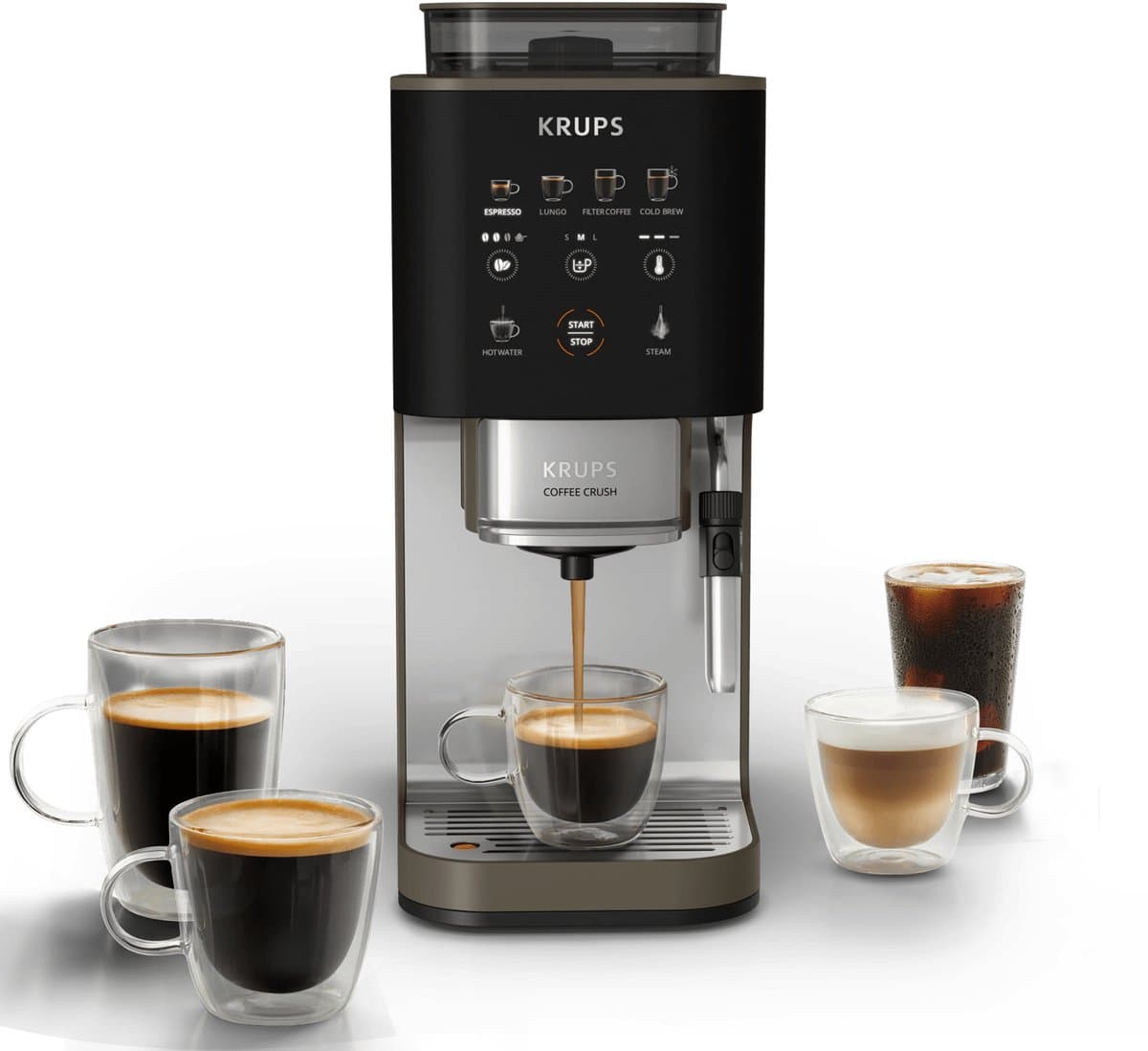 Krups Coffee Crush Experience SA403B automatische koffiemachine — afbeelding 1