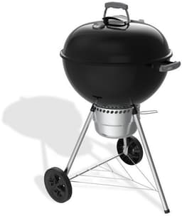 Weber Original Kettle Premium - Ø 57 cm grillrooster - Houtskoolbarbecue - Zwart - Gesloten asopvangbak - One-Touch Reinigingssysteem - 2 Duurzame, weerbestendige wielen - Dekselthermometer - Kras- en roestbestendig - Geschikt voor Gourmet BBQ System — thumbnail 3