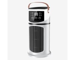 Aurixi® Airco Zonder Afvoerslang - Luchtkoeler - Aircooler - 7 Standen - Mobiel - Wit - 16cm x 16cm x 16cm — afbeelding 1
