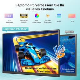 Draagbare Externe Monitor 15,6 Inch FHD 1080p voor Laptop en PC — thumbnail 5