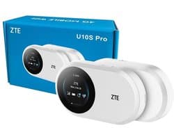 ZTE U10S Pro - Mifi router - 4G Mifi - Wireless router - 32 gebruikers - LCD scherm - 229Mbps downloadsnelheid 50Mbps uploadsnelheid