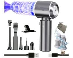 Draadloze Handstofzuiger Mini Handheld Stofzuiger voor Auto Krachtige 22000Pa Cycloonzuigkracht Borstelmotor Oplaadbare Draagbare Lichtgewicht