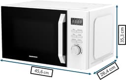Solo Magnetron 20L 700W met Automatische Programma's en Timer - Wit — thumbnail 3