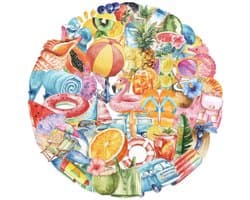 Ainy Zomer PET Stickers 50 stuks voor bullet journal, fotoalbum, laptop, telefoon, waterfles en zelfs als muursticker of geschenksticker. Knutselen stickervellen voor kinderen en volwassenen