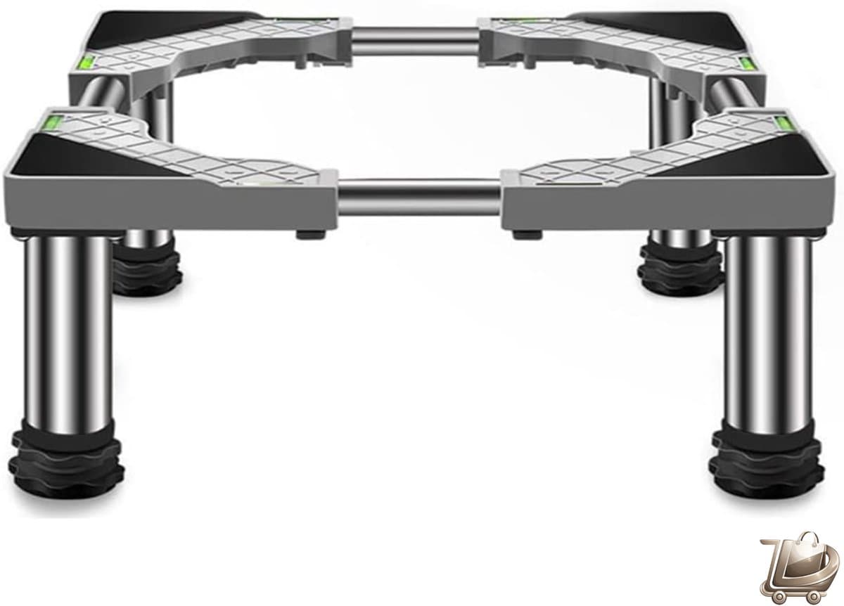 Wasmachine Onderstel Verstelbaar - Koelkast/Droger Stand - 45-65 cm - Verhoogd Onderstel Voor Vriezer & Wasmachine - 10/15/20/25 cm Elevatie - Stevig & Duurzaam — afbeelding 1