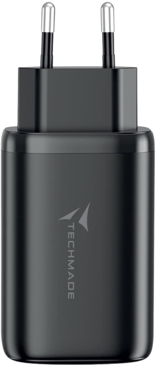 USB-oplader A+ 2× Type-C 65 Watt — afbeelding 1