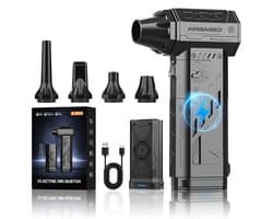 Airbased Air Duster X303 Draadloos - Oplaadbaar - 150.000 RPM - Perslucht - Compressed Air - Stofreiniger - Luchtblazer - Perslucht - Turbo Fan