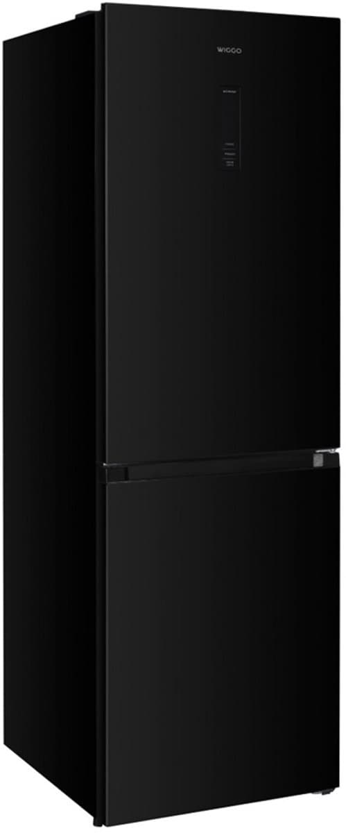 Wiggo WR-CD18C(B)- Vrijstaand - Koel-vriescombinatie - 60 cm - 315 liter - 40 dB - Energieklasse C - 5 jaar garantie - Zwart — afbeelding 1