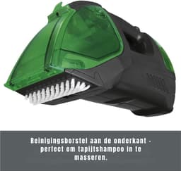 Aura® Tapijtreiniger Stofzuiger – Professionele Stoomreiniger – Draagbare Vlekkenreiniger -Antraciet/Groen.- ‎40 cm x 25cm x 17cm — thumbnail 4