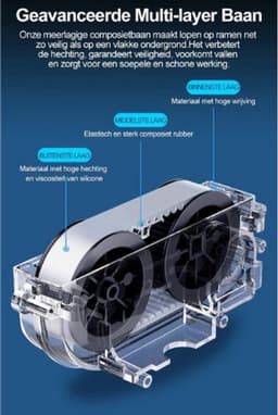 Robot Raam Stofzuiger Abir Wd8, Dubbele Waterspray, Ai Intelligente Afvegen, Bijgewerkte Laser,Smart Home Glazen Wand Wassen — thumbnail 2
