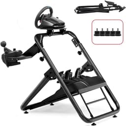 HHHK - Wheel Stand + Gearshift Holder - Playseat - Next Level Racing - Opklapbaar - Racestuur - Zwart - Opvouwbaar - Verstelbaar — thumbnail 1
