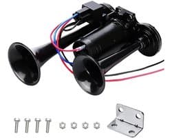 Super Luide Dubbele Luchthoorn 600dB met Compressor voor 12V Auto, Vrachtwagen en Boot