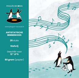 LP beschermhoezen - LP hoezen - Antistatische voering binnenhoes - 25 stuks - LP binnenhoezen - Wit - 80 gram - Vinyl hoezen — thumbnail 2