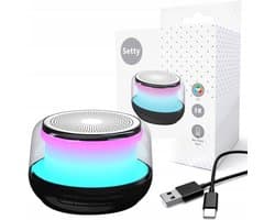 Draagbare Mini Bluetooth Speaker met Radio en Kleurrijke Verlichting