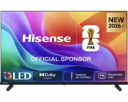 Hisense 40A5S - 40 inch - Hi-QLED - 2026 - Hi-QLED Colour - Dolby Atmos - Tilt to Monitor - FHD Resolution - Noise Reduction - High Contrast