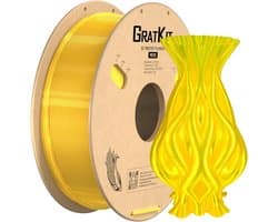PETG 3D-Printerfilament 1,75mm 1kg Transparant Geel Hoge Precisie