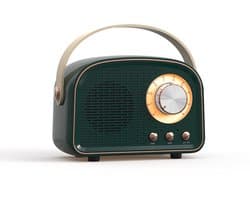 Bluetooth speaker - schattige mini luidspreker - Speakers - draagbare draadloze Bluetooth speaker - Donkergroen