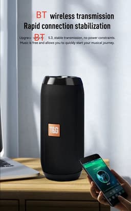TG117 - Bluetooth Speaker - Zwart - 2 x 5W — thumbnail 3