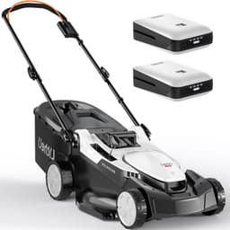 Accu Grasmaaier – Elektrische Gazonmaaier – Draadloze Maaier – Lithium-ion Maaier – Mulchmaaier – 43 cm Maaibreedte – Brushless Motor & 40L Grasopvangbak — thumbnail 1