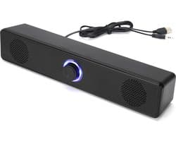 Elkuaie Bluetooth Speaker - USB Audio Subwoofer - Super Bass - 1 Stuk - Zwart