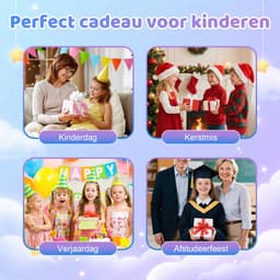 Kindertablet 7 inch - 128GB (64GB+64GB) + 8GB RAM - Tablet Inclusief Beschermhoes en 64GB SD-kaart - Ouderlijk Toezicht & Lange Batterijduur - Blauw — thumbnail 9