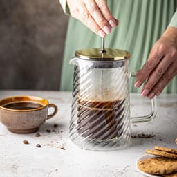 French Press Koffiemaker - Koffiepers - Verse Koffie Maker - smaakvol — thumbnail 1