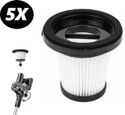 Hepa Filter Geschikt voor Tocmoc T200/T185 Moosoo - Zedar S600 5 stuks Originele Stofzuiger Accessoires Vervanging Filter Handheld Draadloze Stofzuiger — thumbnail 1