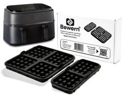 Wafelvormen geschikt voor Philips Airfryer 5000 serie en 3000 serie – Airfryer Accessoires voor dubbele airfryer – Wafel bakvorm - Alternatief voor wafelijzer en wafelmaker