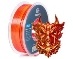Geeetech - PLA Silk Dual Color Gold and Red (1.75mm - 1kg)