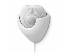 Apple HomePod Mini muurbeugel wit – wandhouder speaker – slimme speaker houder – wall mount Apple HomePod Mini – strak design – kabelmanagement – ruimtebesparend – accessoires HomePod Mini – wandmontage houder