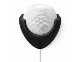 Apple HomePod Mini muurbeugel zwart – wandhouder speaker – slimme speaker houder – wall mount Apple HomePod Mini – strak design – kabelmanagement – ruimtebesparend – accessoires HomePod Mini – wandmontage houder