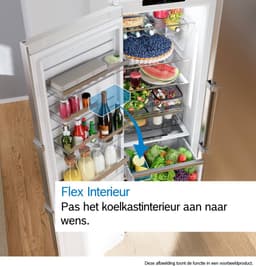 Bosch Serie 4 KSN36VWCG - Kastmodel koelkast - Extra veel inhoud 402L - Zeer stil - Nooit meer ontdooien met Total No Frost - VitaFresh XXL lade 0°C - Wit — thumbnail 8